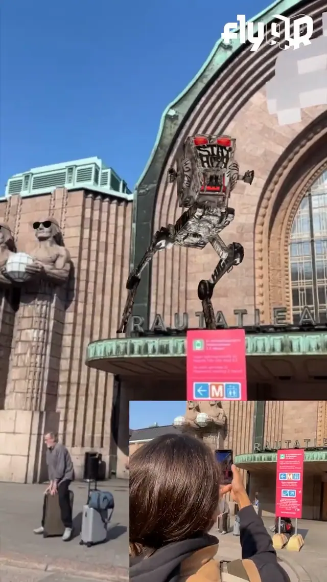 HI-GH · animated AR sculpture · case reel